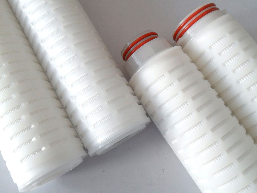 Membrane pleated filter cartrid