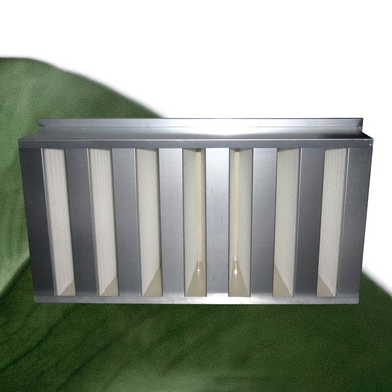  99.99% V Bank Hepa Air Filter V Shape Air Conditioning Hepa Filter Photos 1655107591
