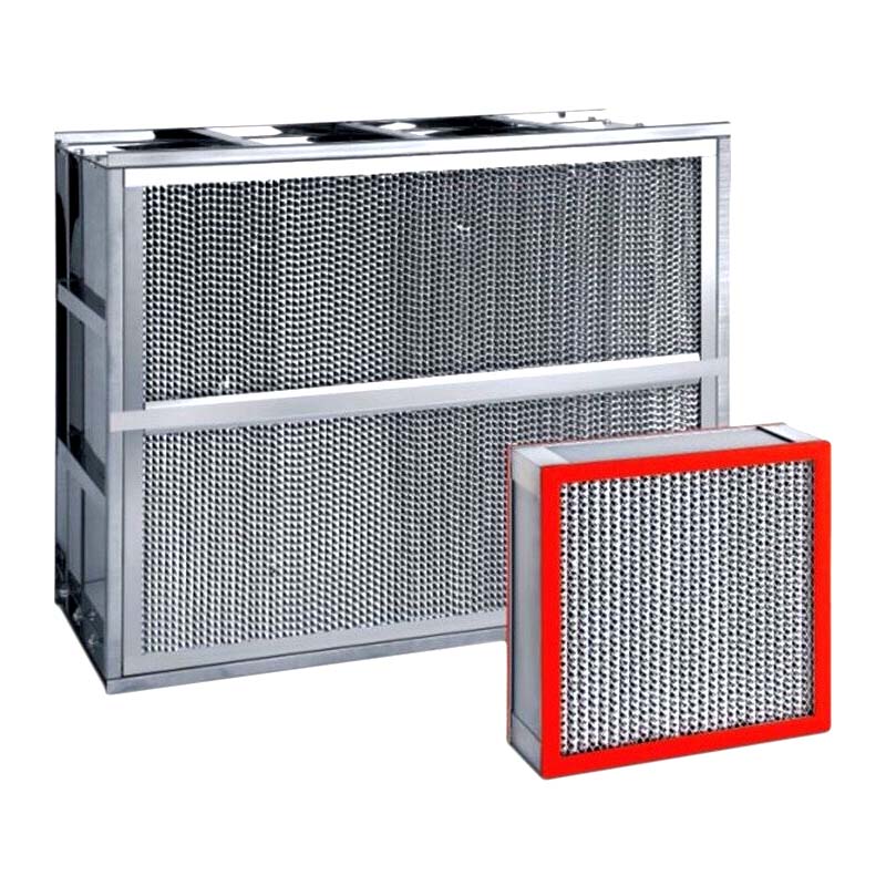  99.995% 400 Degree Ss Frame High Temperature Hepa Air Filter For Chemical Industry 1655273956